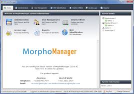 Idemia Morpho Manager