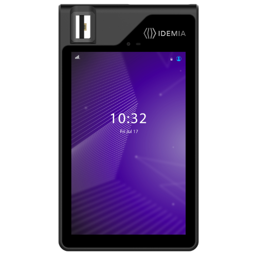 biometric identity management tablet