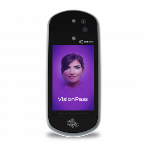 VisionPass facial recognition access control IDEMIA device