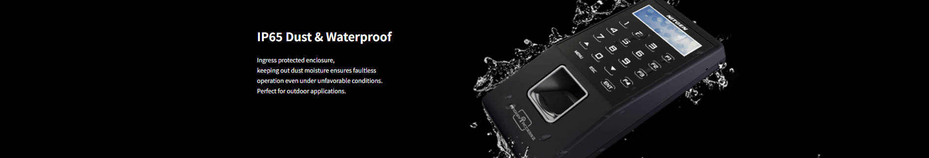 waterproof fingerprint device