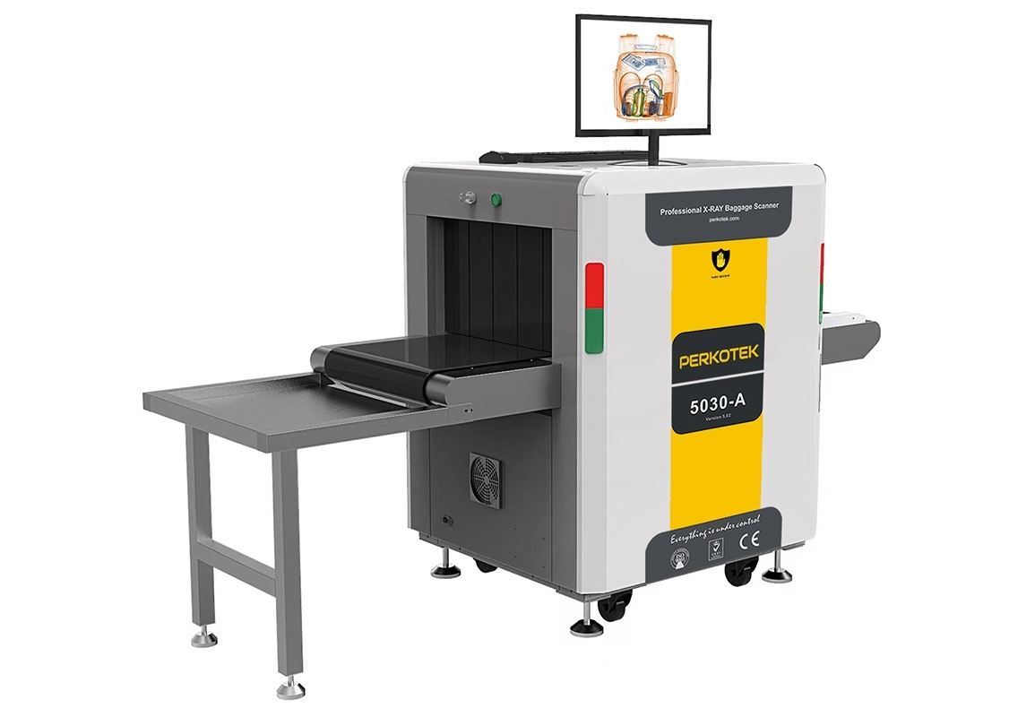 Perkotek X-ray baggage scanner security inspection system Egypt airport