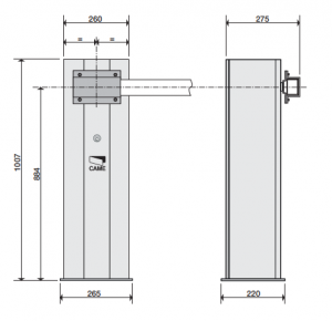 CAME G4000T automatic gate barrier system