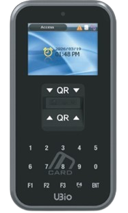 UBio-X QScan QR Code and Card Access Control Reader Terminal