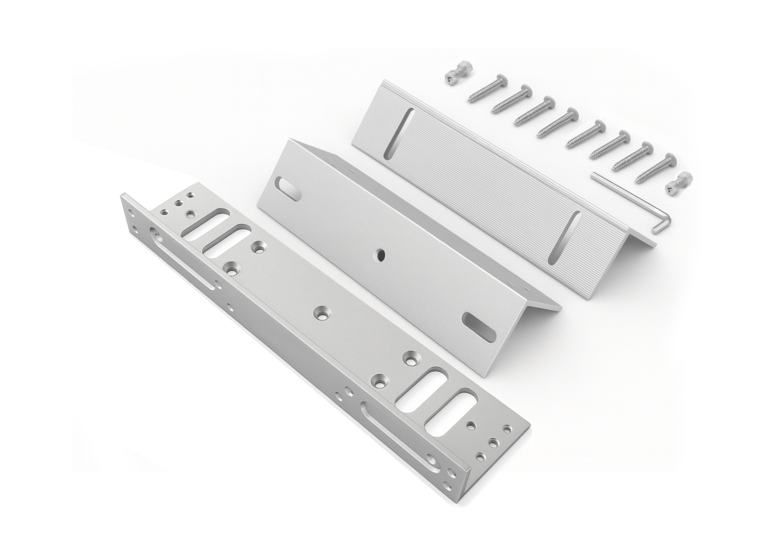 Perkotek access control LZ bracket for MN 280 electromagnetic lock glass door mounting